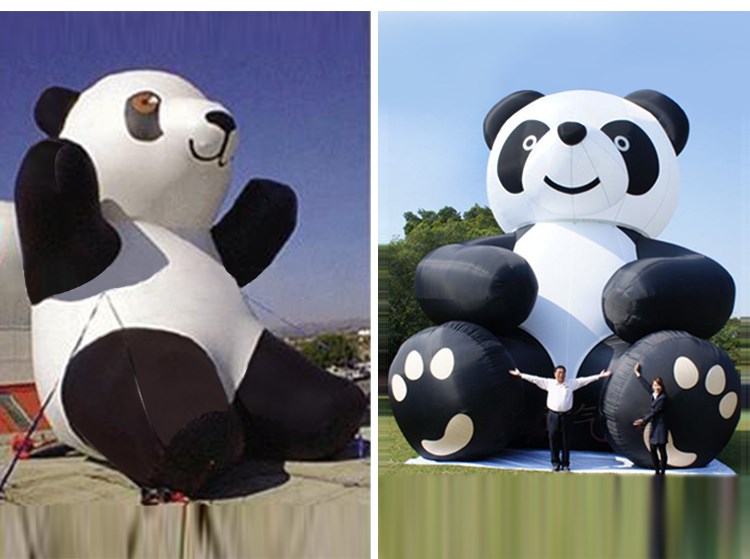 柳州充气熊猫展示