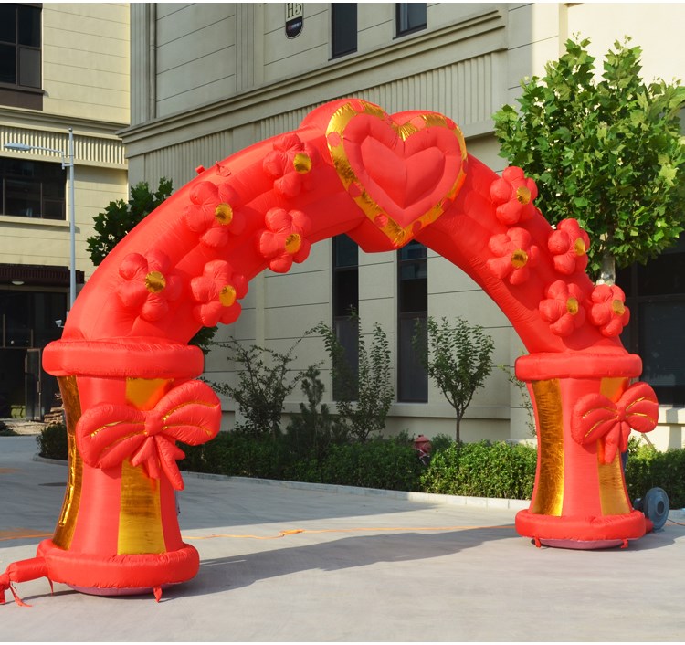 柳州婚庆红色拱门